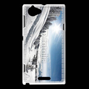 Coque Sony Xperia L paysage d'hiver 3