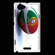 Coque Sony Xperia L Ballon de rugby Portugal