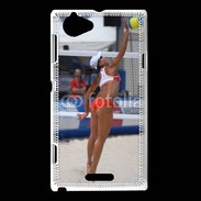Coque Sony Xperia L Beach Volley féminin 50