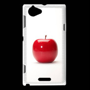 Coque Sony Xperia L Belle pomme rouge PR