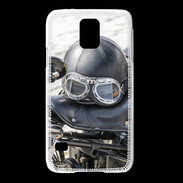 Coque Samsung Galaxy S5 Casque de moto vintage