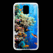 Coque Samsung Galaxy S5 Poisson et corail