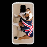 Coque Samsung Galaxy S5 Bulldog anglais en tenue