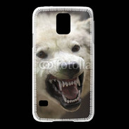 Coque Samsung Galaxy S5 Attention au loup