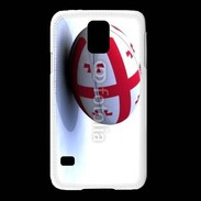 Coque Samsung Galaxy S5 Ballon de rugby Georgie