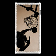 Coque Sony Xperia M2 Basket en noir et blanc