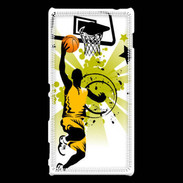 Coque Sony Xperia M2 Basketteur en dessin