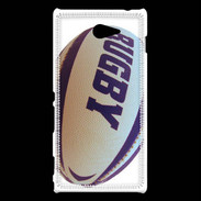 Coque Sony Xperia M2 Ballon de rugby 5