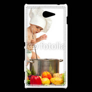 Coque Sony Xperia M2 Bébé chef cuisinier