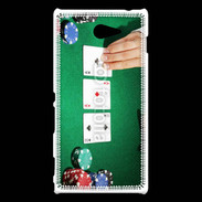 Coque Sony Xperia M2 Table de poker