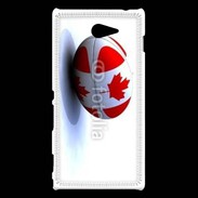 Coque Sony Xperia M2 Ballon de rugby Canada