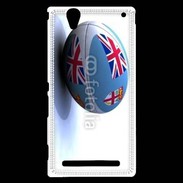 Coque Sony Xperia T2 Ultra Ballon de rugby Fidji