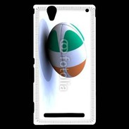Coque Sony Xperia T2 Ultra Ballon de rugby irlande