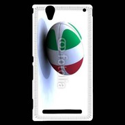 Coque Sony Xperia T2 Ultra Ballon de rugby Italie