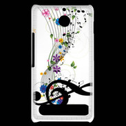 Coque Sony Xperia E1 Farandole de notes de musique 1