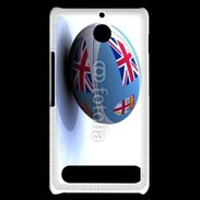 Coque Sony Xperia E1 Ballon de rugby Fidji