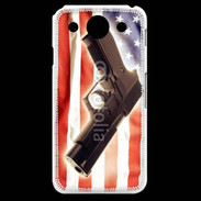 Coque LG G Pro Pistolet USA
