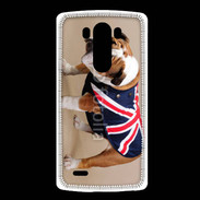 Coque LG G3 Bulldog anglais en tenue