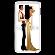 Coque LG G2 Couple glamour dessin