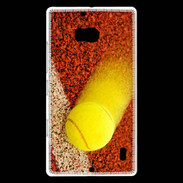 Coque Nokia Lumia 930 Balle de tennis sur ligne de cours