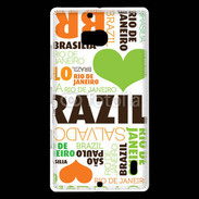 Coque Nokia Lumia 930 I love Brésil