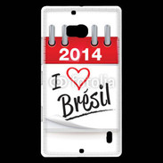 Coque Nokia Lumia 930 I love Bresil 2014