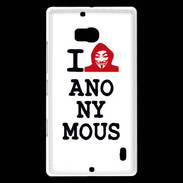 Coque Nokia Lumia 930 I love anonymous