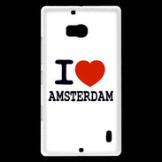 Coque Nokia Lumia 930 I love Amsterdam