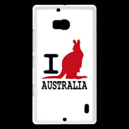 Coque Nokia Lumia 930 I love Australia 2