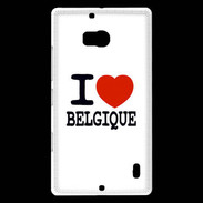 Coque Nokia Lumia 930 I love Belgique