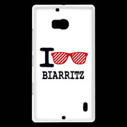 Coque Nokia Lumia 930 I love Biarritz 2