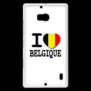 Coque Nokia Lumia 930 I love Belgique 2