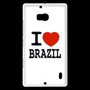 Coque Nokia Lumia 930 I love Brazil