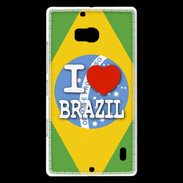 Coque Nokia Lumia 930 I love Brazil 3
