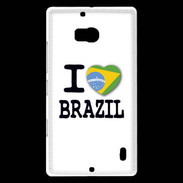 Coque Nokia Lumia 930 I love Brazil 2