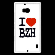 Coque Nokia Lumia 930 I love BZH