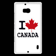Coque Nokia Lumia 930 I love Canada 2