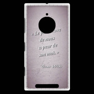 Coque Nokia Lumia 830 Brave Rose Citation Oscar Wilde