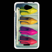 Coque HTC Desire 516 Chaussures à talons colorés 5