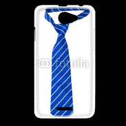 Coque HTC Desire 516 Cravate bleue