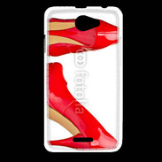 Coque HTC Desire 516 Escarpins rouges