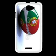 Coque HTC Desire 516 Ballon de rugby Portugal