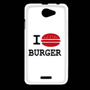 Coque HTC Desire 516 I love Burger
