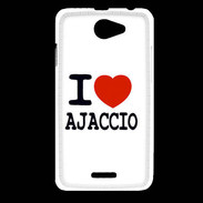 Coque HTC Desire 516 I love Ajaccio