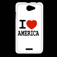 Coque HTC Desire 516 I love America
