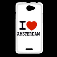 Coque HTC Desire 516 I love Amsterdam