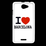 Coque HTC Desire 516 I love Barcelona