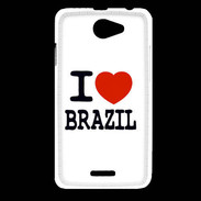 Coque HTC Desire 516 I love Brazil