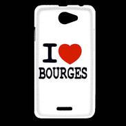 Coque HTC Desire 516 I love Bourges