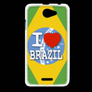 Coque HTC Desire 516 I love Brazil 3